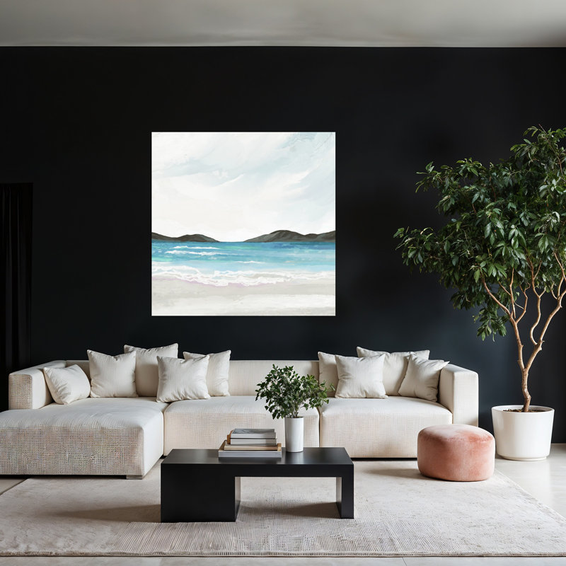 Art contemporain, art côtier, H 48 po x l 48 po