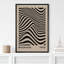 Classical Artwork " Mid-Century Bauhaus Black Stripe Illusion Shapes " Graphic Art Print-99141550-99141551