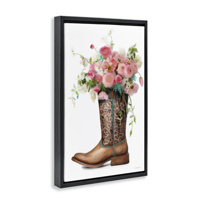 «Western Cowgirl Bouquet Floater», art mural par Kamdon Kreations