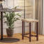 Ensemble de 3 tabourets de bar Seagrass tissés à la main avec hauteur réglable, pieds en bois d'hévéa massif et capacité de 250 lb pour îlot de cuisine rustique