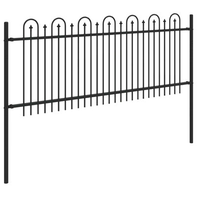 Powder-Coated Steel Fence Panels Included