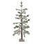 Indoor/Outdoor Multi Color LED Frosted Tree with Globe Lights 4'