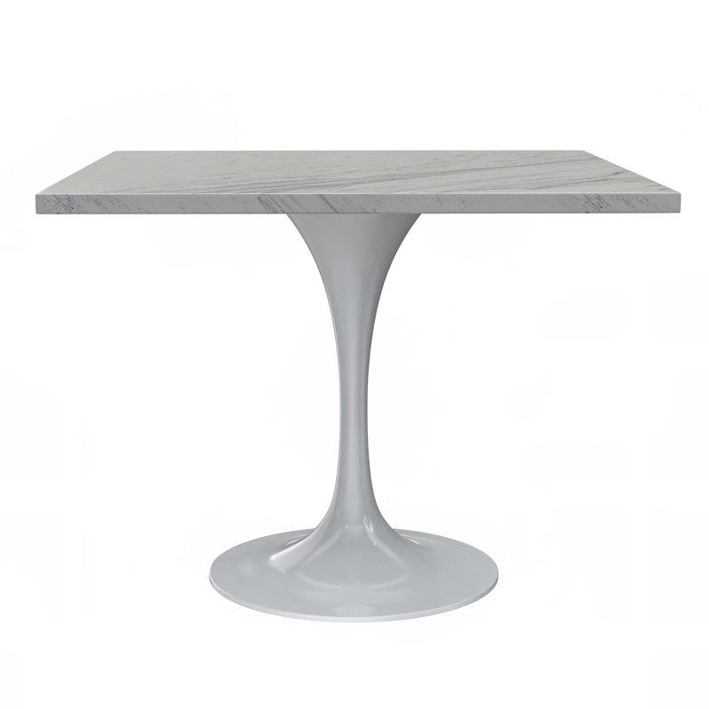 Table de salle à manger carrée Heatherton, H 29,35 po x L 36,42 po x l 36,42 po
