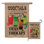 Double Sided 28 in. H x 18.5 in. W Polyester Garden flag and House Flag