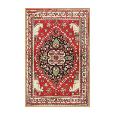 Tapis de style oriental rouge