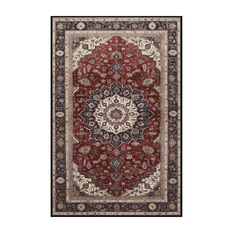 Tapis brun lavable à la machine, Rectangle 4pi x 6 pi