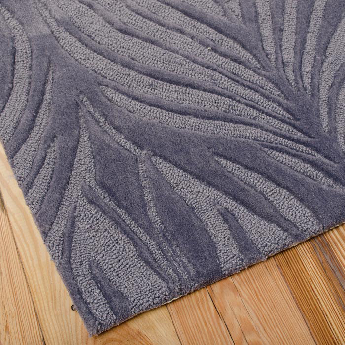 Tapis de zone ardoise touffeté à la main Rhames
