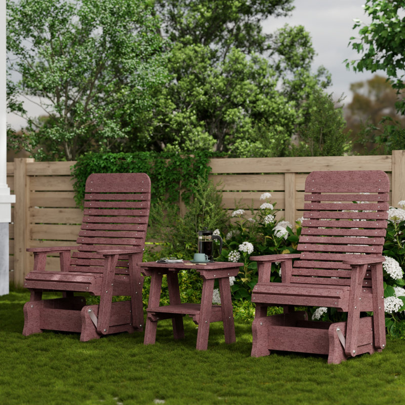 Fauteuil oscillant simple Signature, Bois de cerisier