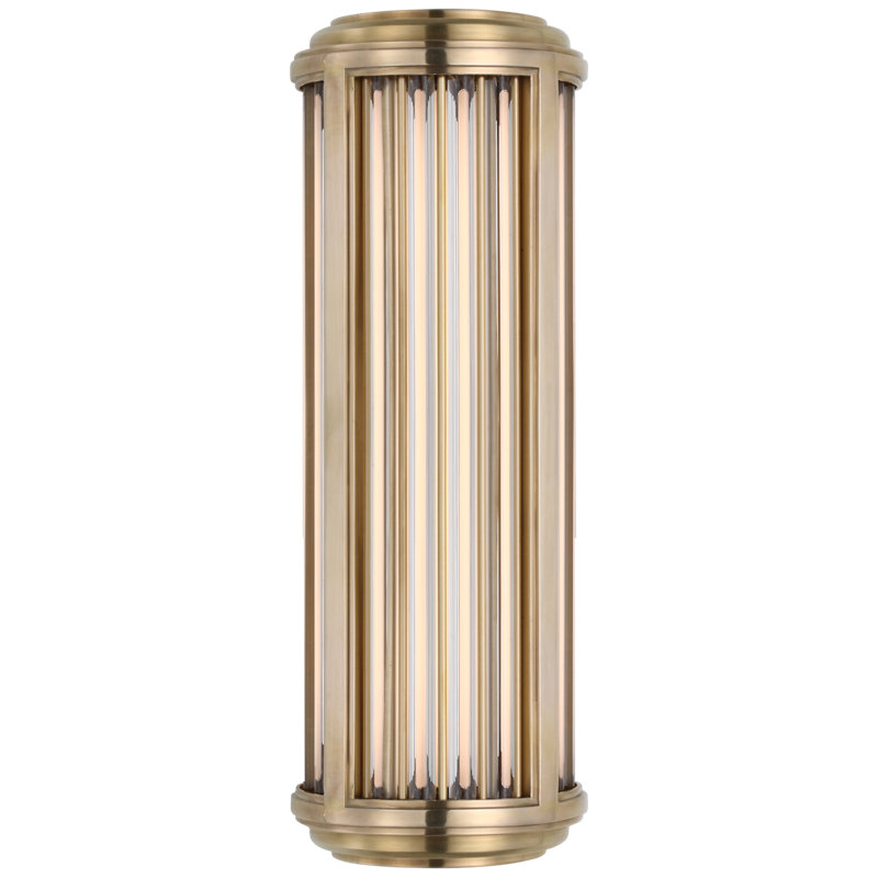 Ralph Lauren Perren Small Wall Sconce, Natural Brass