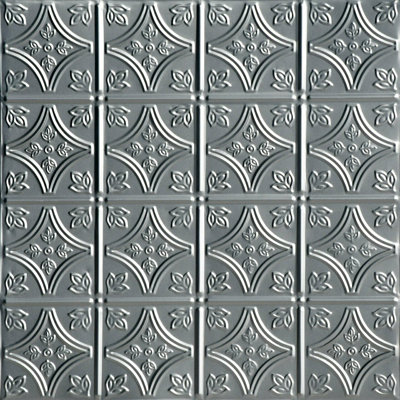 Tiny Tiptoe 2 ft. x 2 ft. Drop-In Tin Ceiling Tile