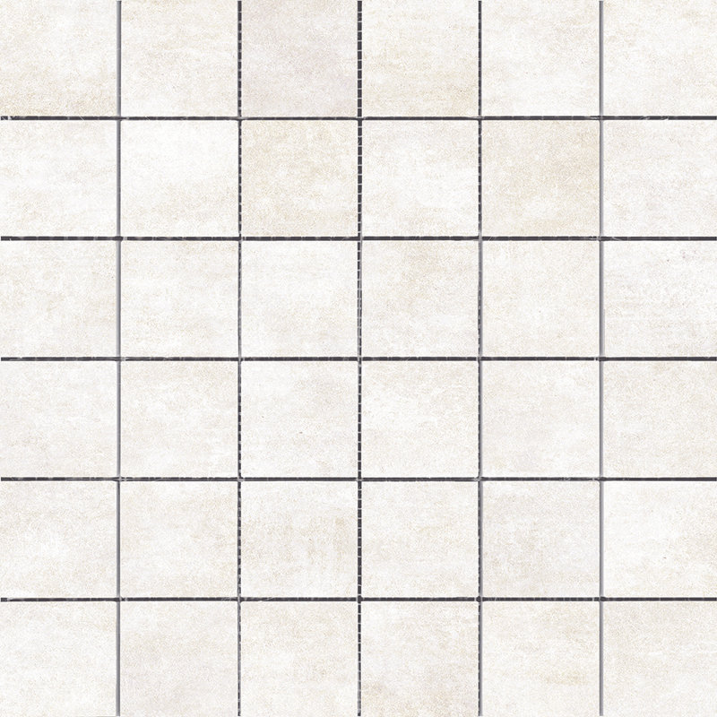 12" x 12" Porcelain Random Mosaic Floor Tile, White