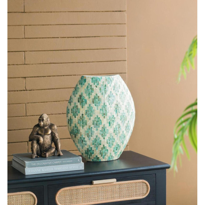 Raza Table Vase, 17.7" H x 7.1" W x 15" D