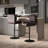 Yeal Swivel Upholstered Adjustable Height Counter Stool with Metal Frame-1678547415