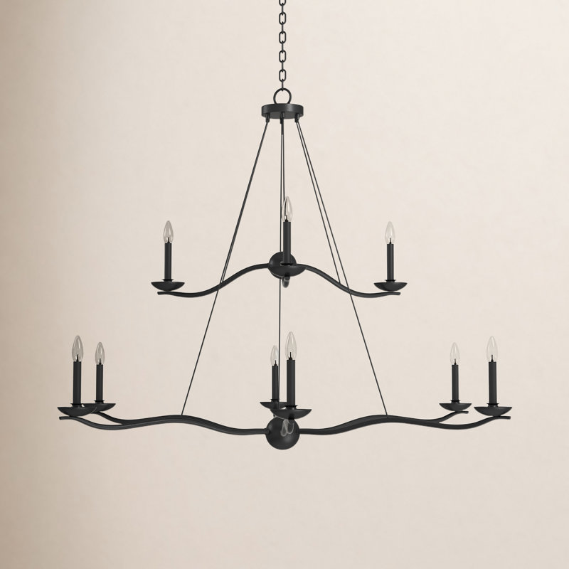 Bryce 9 - Light Dimmable Classic / Traditional Chandelier