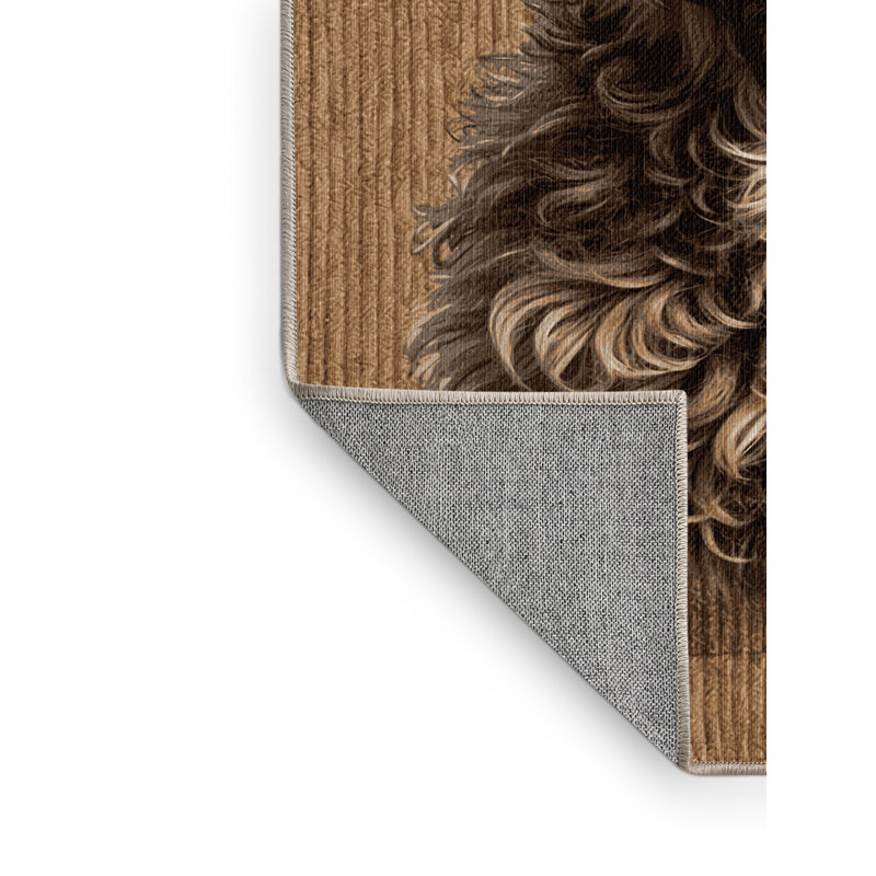  Tapis lavable pour chiens Lagotto Romagnolo, Rectangulaire 2 pi x 3 pi
