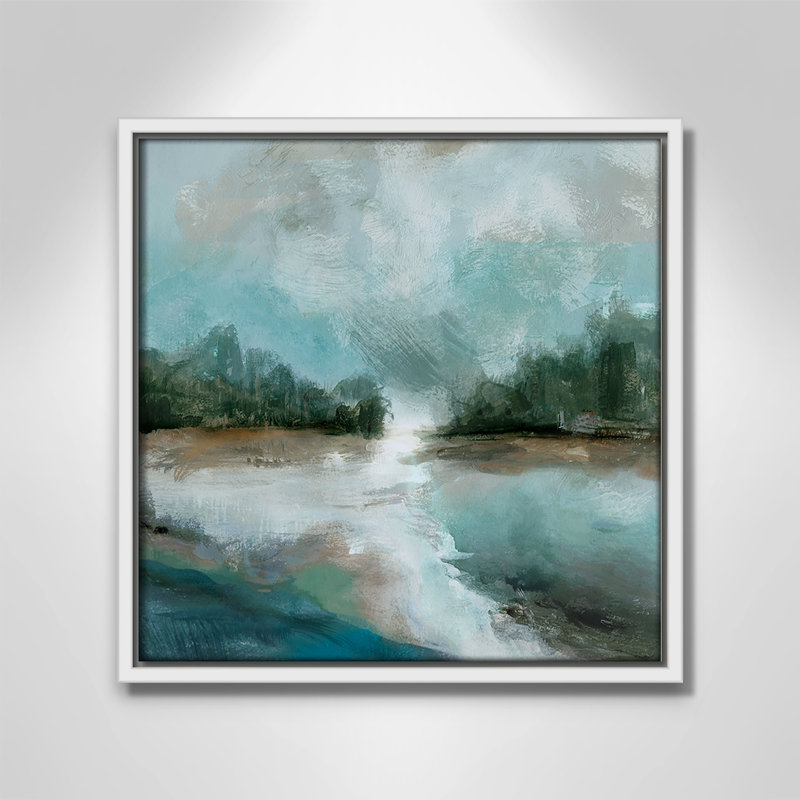 Impression printanière par Susan Jill, H 13,5 po x l 13,5 po, Blanc