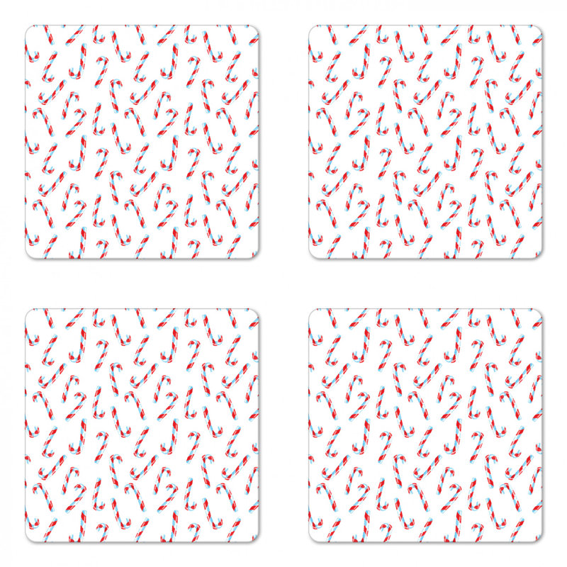 Square 4 Piece Coaster Set