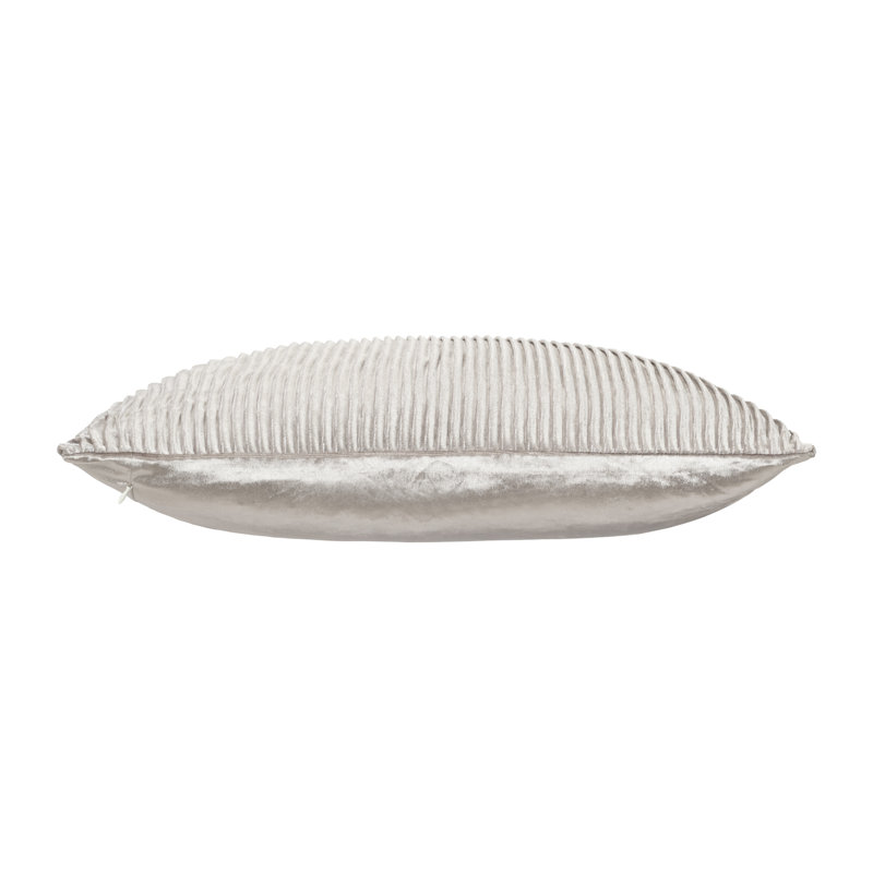Housse et insert de coussin décoratif en velours carré, Beige