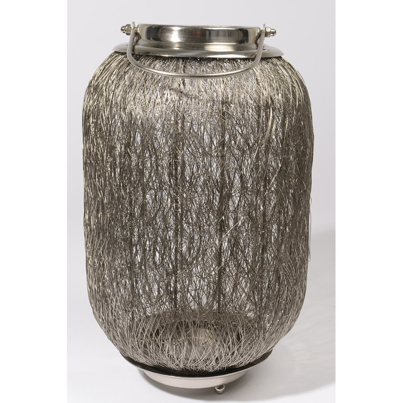 Porte-bougie sur pied Beach Chic, H 27,25 po x l 11 po x P 11 po