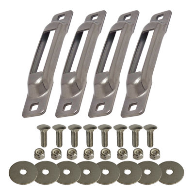 Stainless Steel with Carriage Bolts