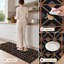 Tapis de cuisine lavables antidérapants à motif géométrique