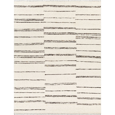 Alexuss Hand-Woven Striped Rug