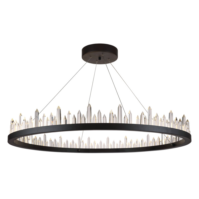Rosendo 56 - Light Dimmable LED Wagon Wheel Chandelier