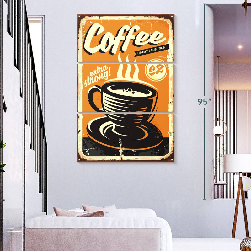 Yarlin Coffee Finest Selection, 74" H x 48" W