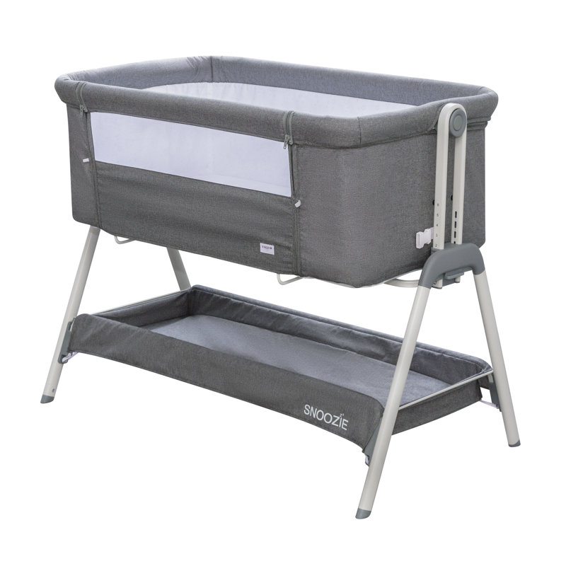 Snoozie Cot Bed, Dark Grey