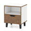 37cm W Manufactured Wood Bedside Table