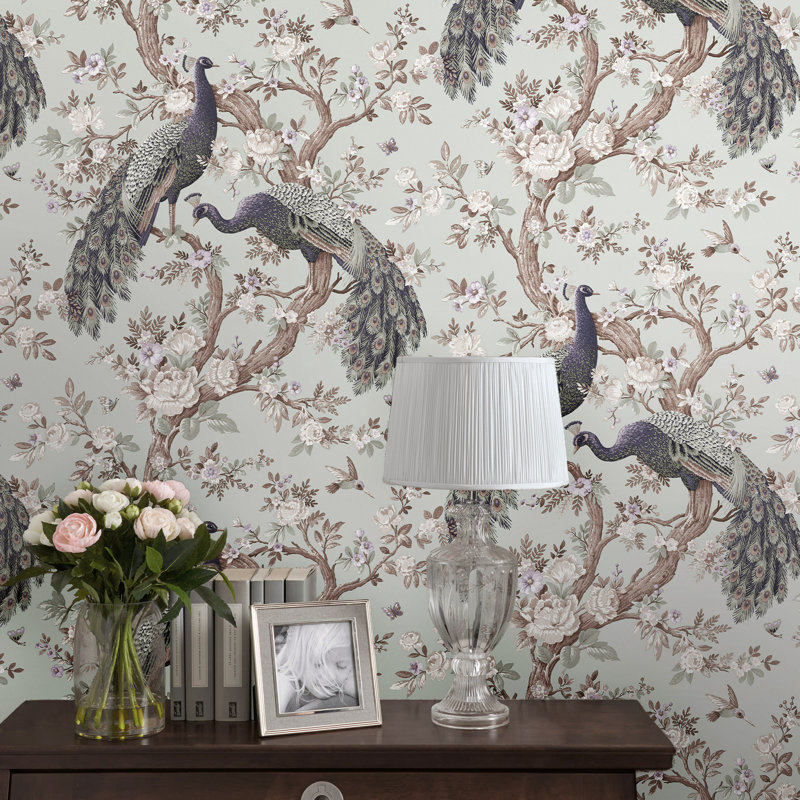 Laura Ashley Belvedere Wallpaper Roll, Duck Egg