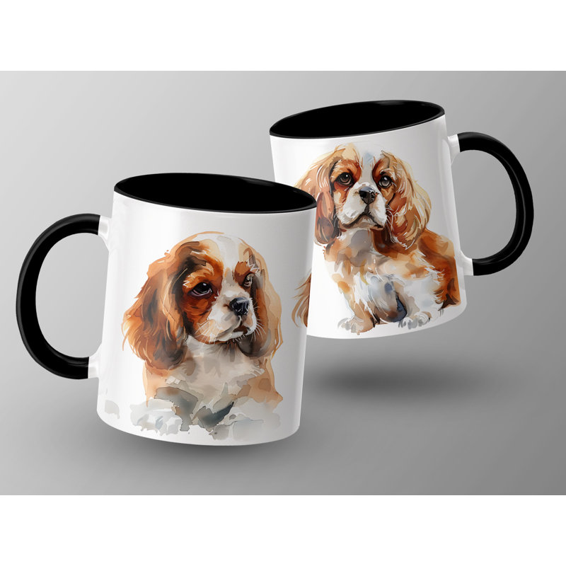 Ceramic Coffee Mug, Black, 3