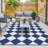 Diamond Outdoor Mats Plastic Straw Rug Outdoor Leisure Waterproof Carpet Garden Terrace Balcony Picnic Mat for Porch RV Deck Camping Backyard-651377621