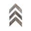 Décoration murale flèche décorative à chevrons rustique