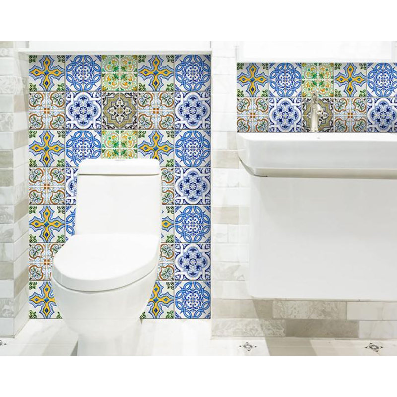 Carrelage mosaïque en vinyle Cana, H 7 po x l 7 po x P 0,1 po