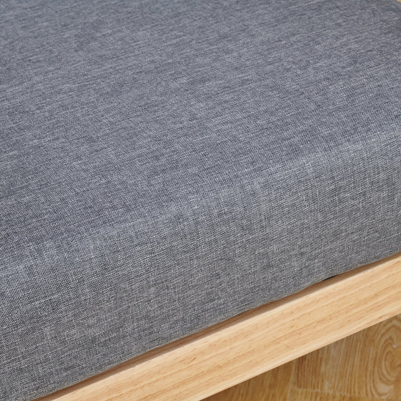 Fauteuil de 26 po de large Aiden, Mélange de lin gris