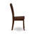 6 Piece Modern Dining Table Set Contains a Rectangle Wooden Table and 4 Linen Fabric Upholstered Chairs with a Bench, Mahogany-1509875039-1509875026-1509875029