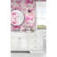 Papier peint adhésif à motif aquarelle rose Winston Porter