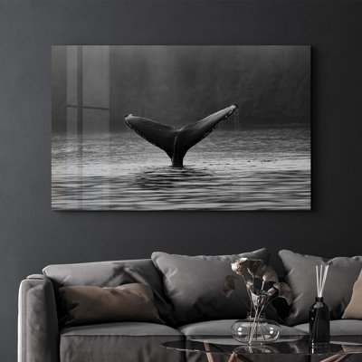 Elegant Tempered Glass Painting, 27.6 x 43.3 Inches | 100% Tempered Glass, Thickness: 0.16 Inches | UV Printed Artwork, Perfect for Home Decor & Modern Interiors, Stunning Visuals for Any Room
