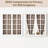 95% Blackout Curtains 52x96 Inch, Chenille Silk Floral Thermal Drapes, 3 Way Hanging Beige For Bedroom, 2 Panels
