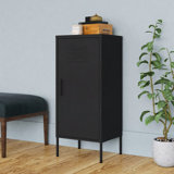 Storage Cabinet Freestanding File Cabinet with Shelves for Office Steel