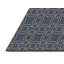 Tapis bleu marine/jaune à motifs Bilbo-2123430