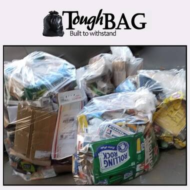 Tough Guy 31DK76 Trash Bag,44 gal.,Black,PK100