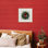 Ribbon Holly Wreath, reproduction encadrée sous verre, design par Kate Sherrill