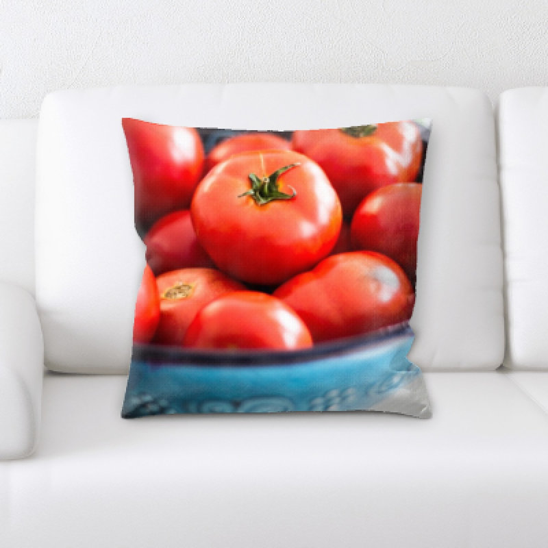 Appetizing Microsuede Reversible Throw Pillow
