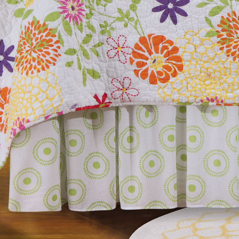 Lilly Bed Skirt Drop Length: 18 inches, Twin