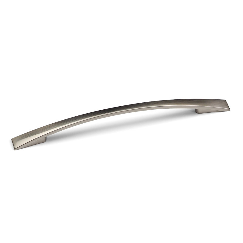 Brushed Nickel Slim Bow Handles, 160mm