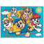 Tapis pour enfant en polyester multicolore et facile d'entretien antidérapant 3 x 5 Nickelodeon Paw Patrol Team