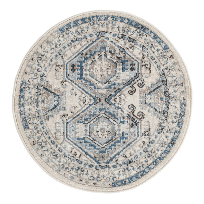 Charlotte Oriental Indoor Rug, Round 3'1"