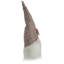 Décoration de table de tête de gnome à motif écossais rose et blanc 20 "20 po